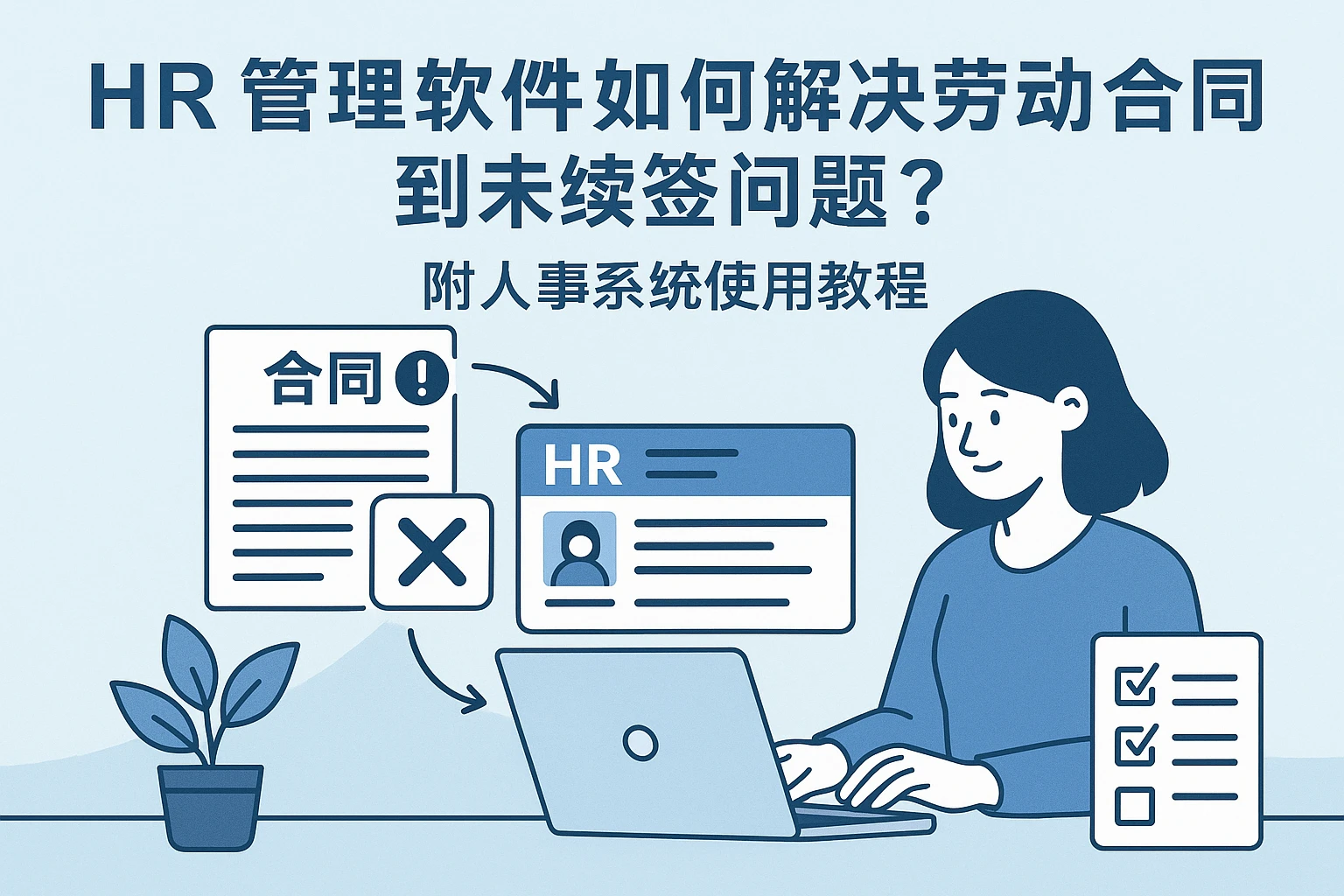 HR管理软件如何解决劳动合同到期未续签问题？附人事系统使用教程