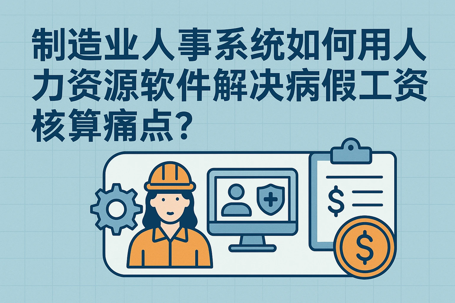 制造业人事系统如何用人力资源软件解决病假工资核算痛点？