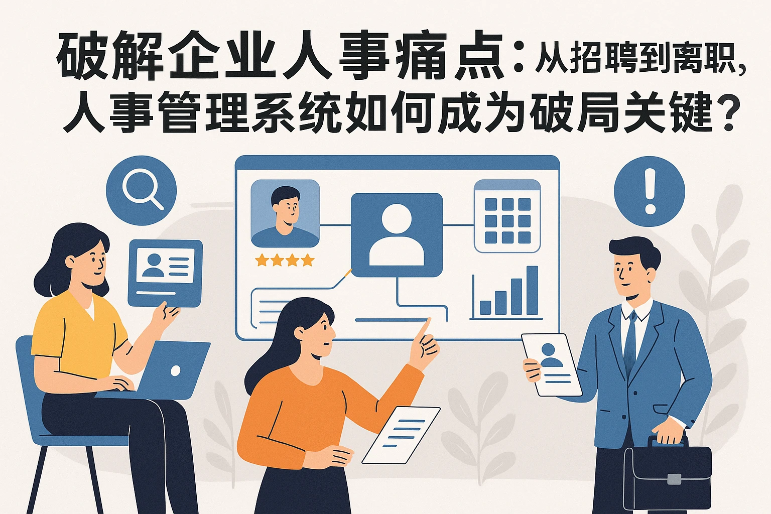 破解企业人事痛点：从招聘到离职，人事管理系统如何成为破局关键？