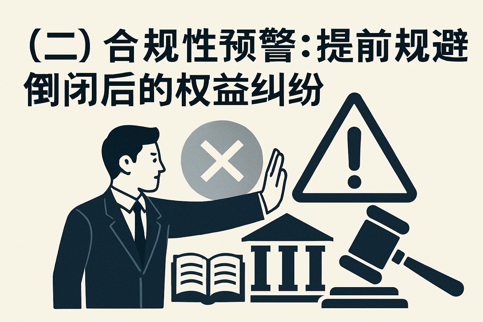 （二）合规性预警：提前规避倒闭后的权益纠纷