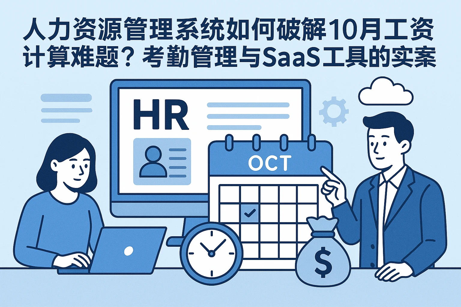 人力资源管理系统如何破解10月工资计算难题？考勤管理与SaaS工具的实战方案