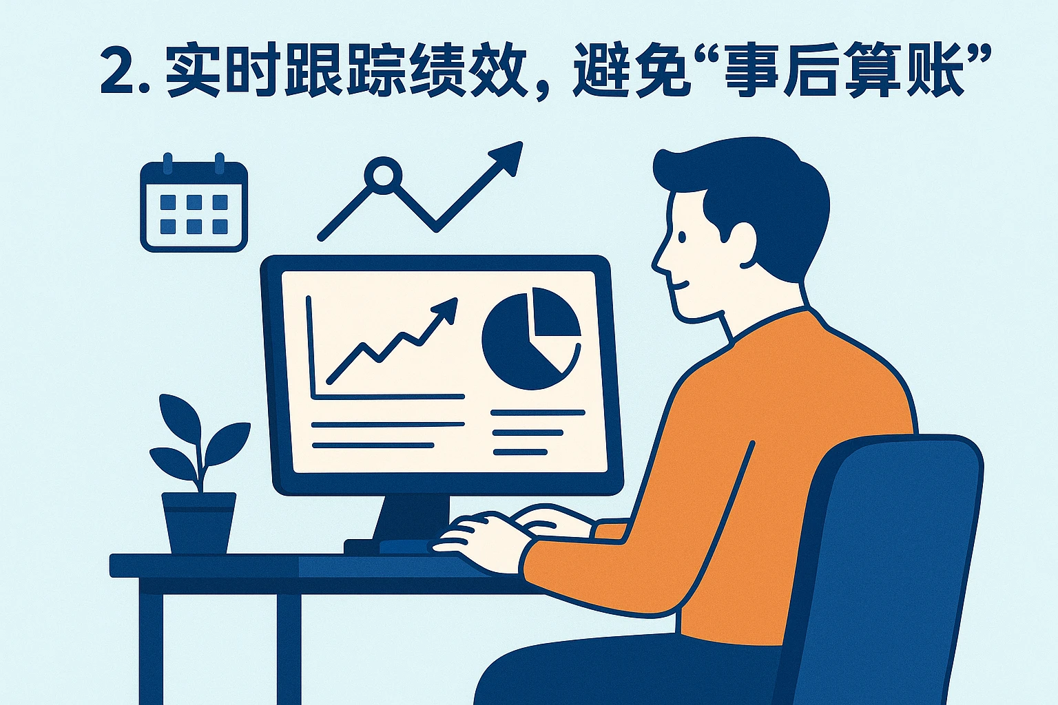 2. 实时跟踪绩效，避免“事后算账”