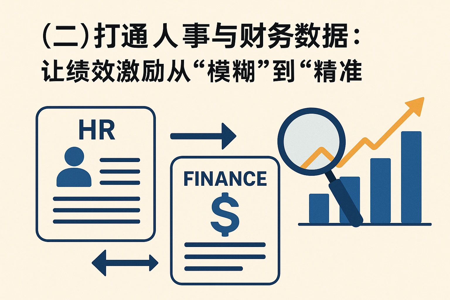 （二）打通人事与财务数据：让绩效激励从“模糊”到“精准”
