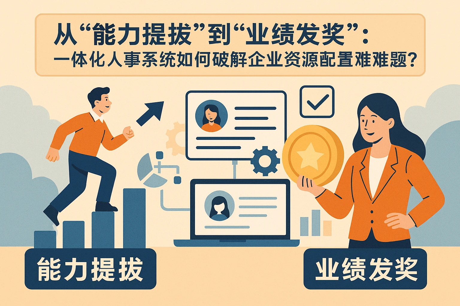 从“能力提拔”到“业绩发奖”：一体化人事系统如何破解企业资源配置难题？