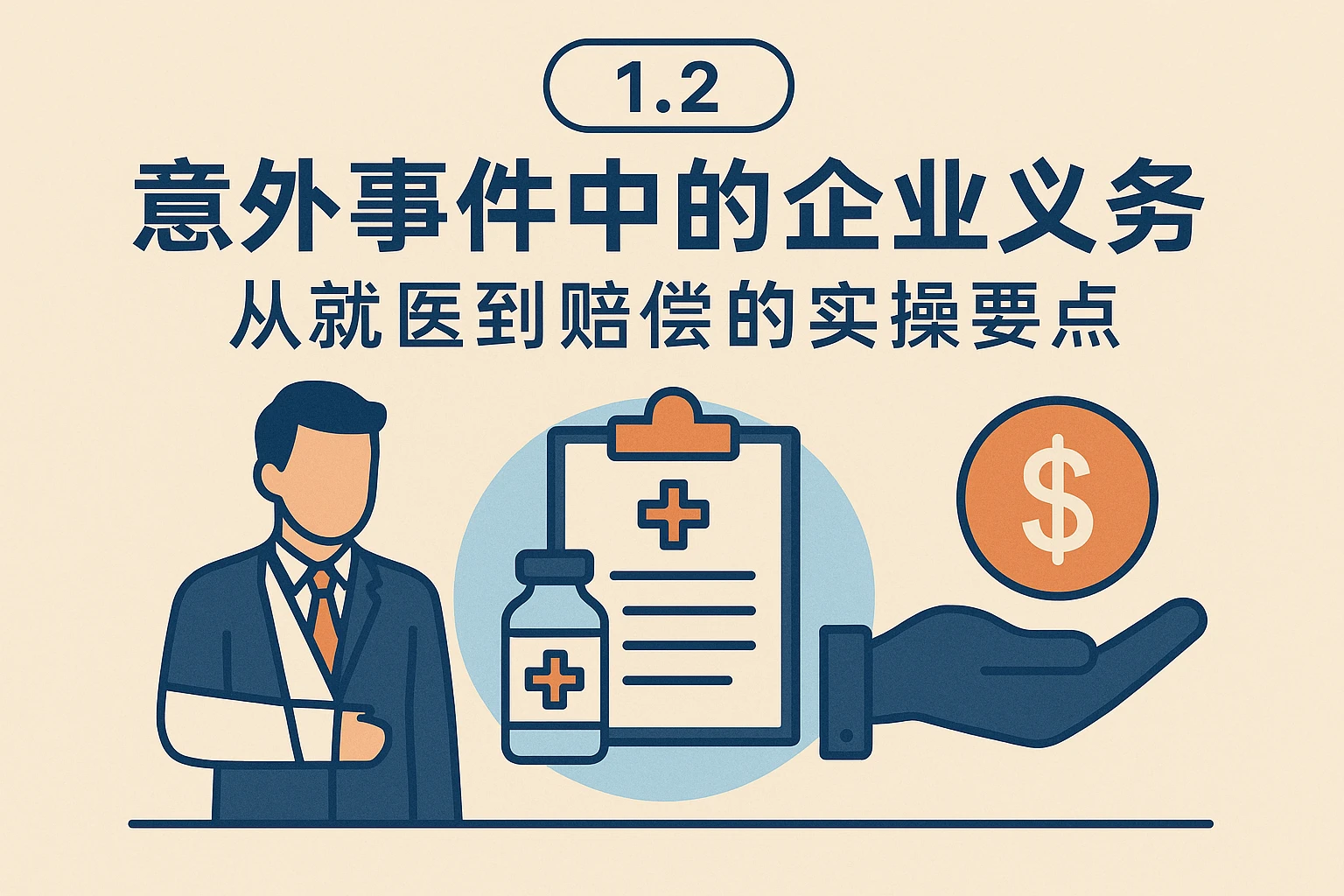 1.2 意外事件中的企业义务：从就医到赔偿的实操要点