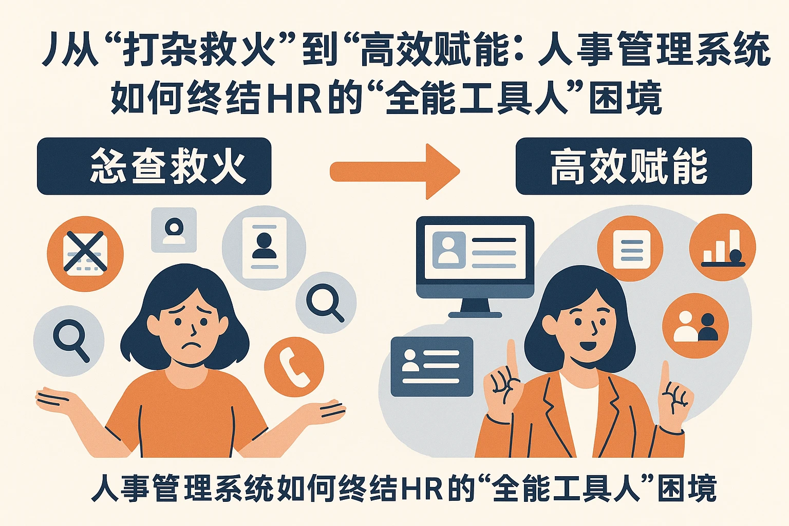 从“打杂救火”到“高效赋能”：人事管理系统如何终结HR的“全能工具人”困境