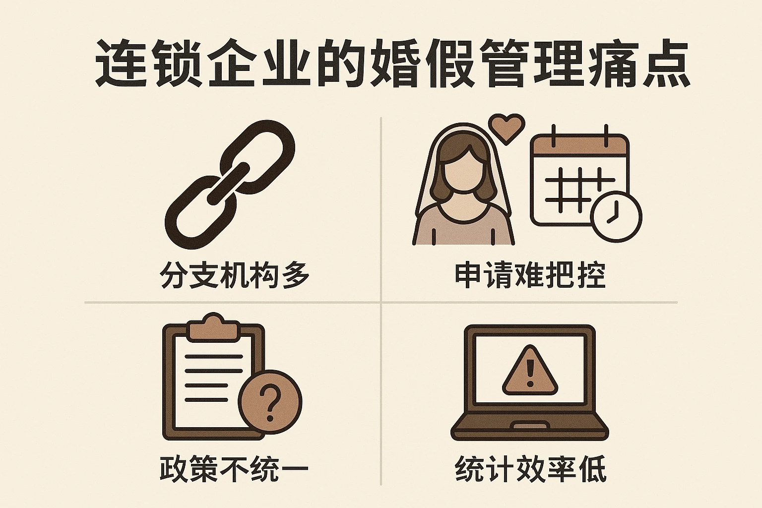 2. 连锁企业的婚假管理痛点