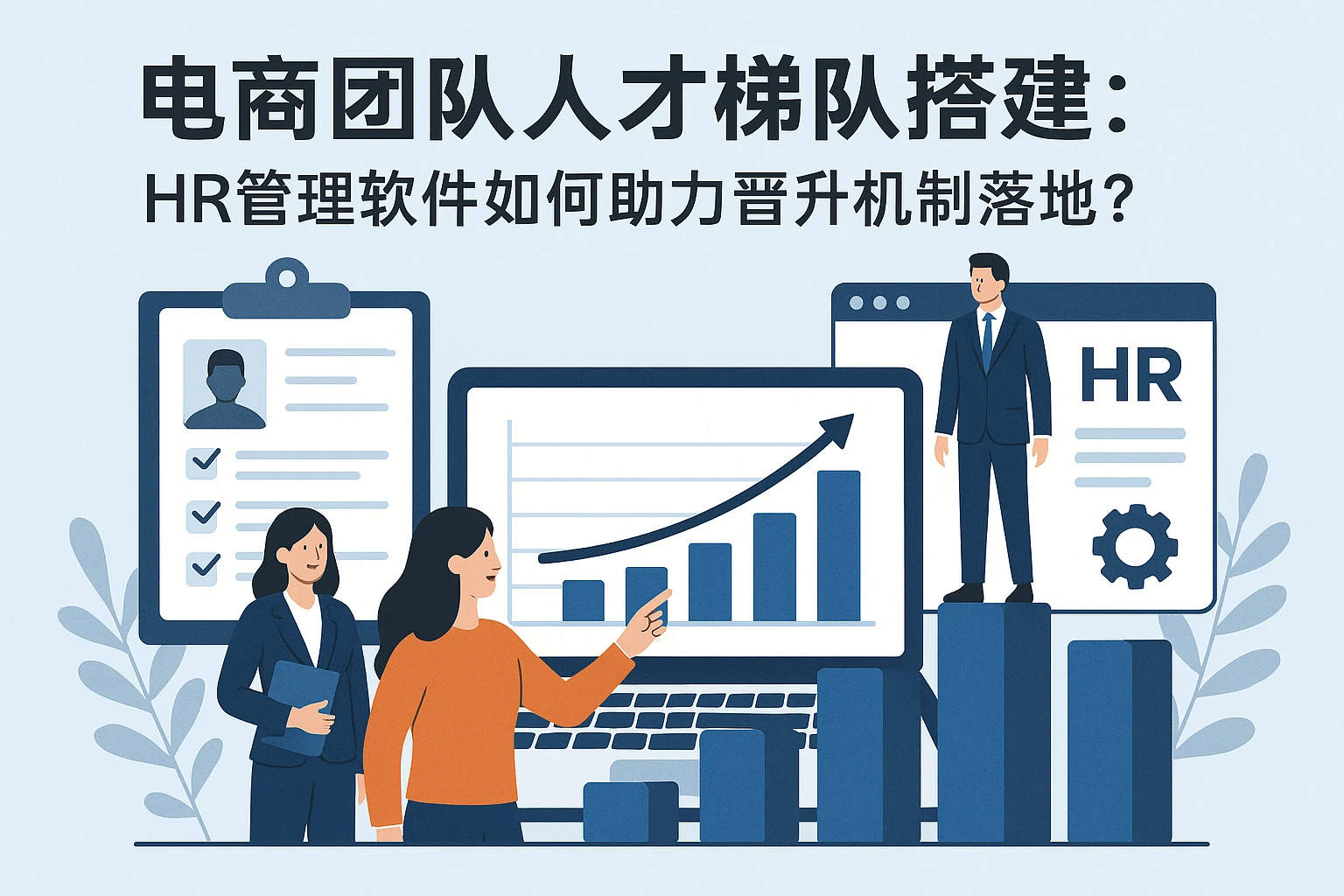 电商团队人才梯队搭建：HR管理软件如何助力晋升机制落地？
