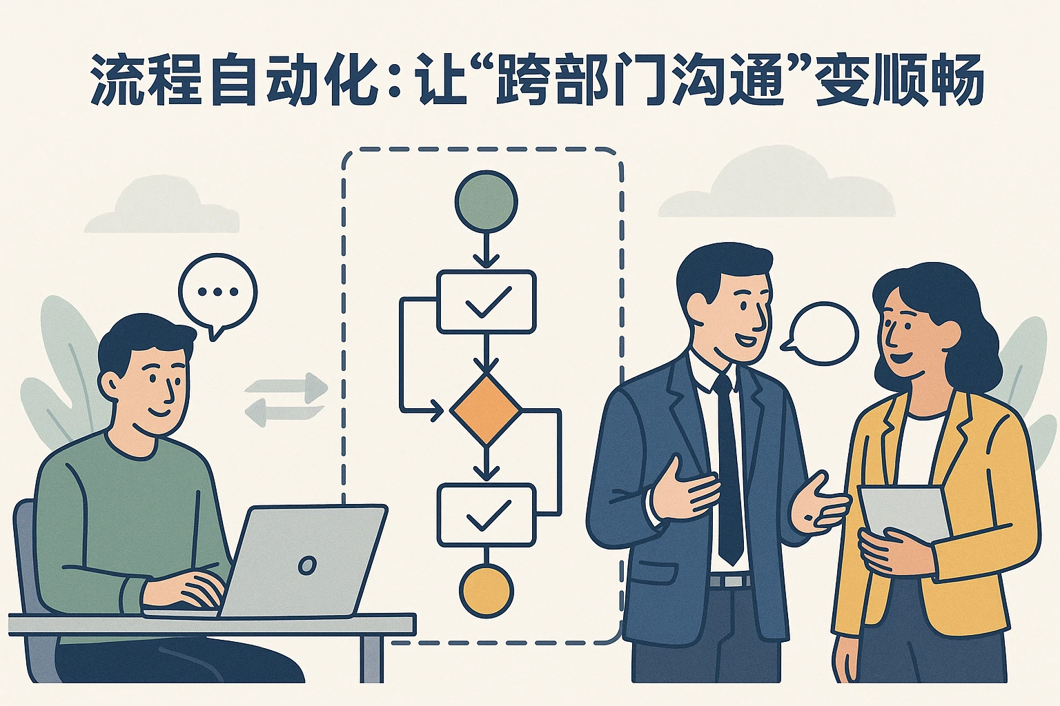2. 流程自动化：让“跨部门沟通”变顺畅