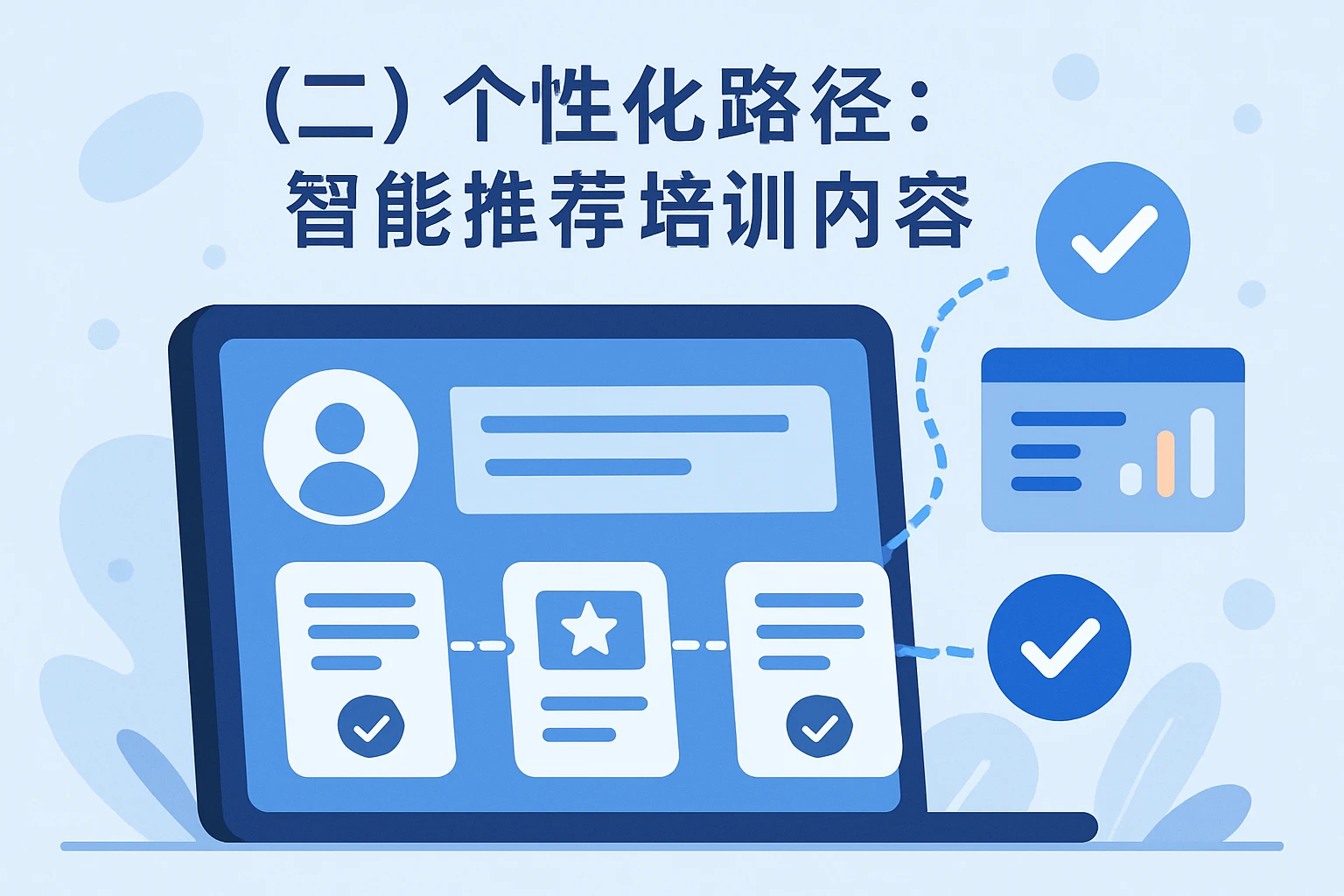 （二）个性化路径：智能推荐培训内容