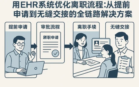 用EHR系统优化离职流程：从提前申请到无缝交接的全链路解决方案