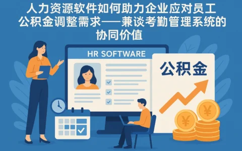 人力资源软件如何助力企业应对员工公积金调整需求——兼谈考勤管理系统的协同价值