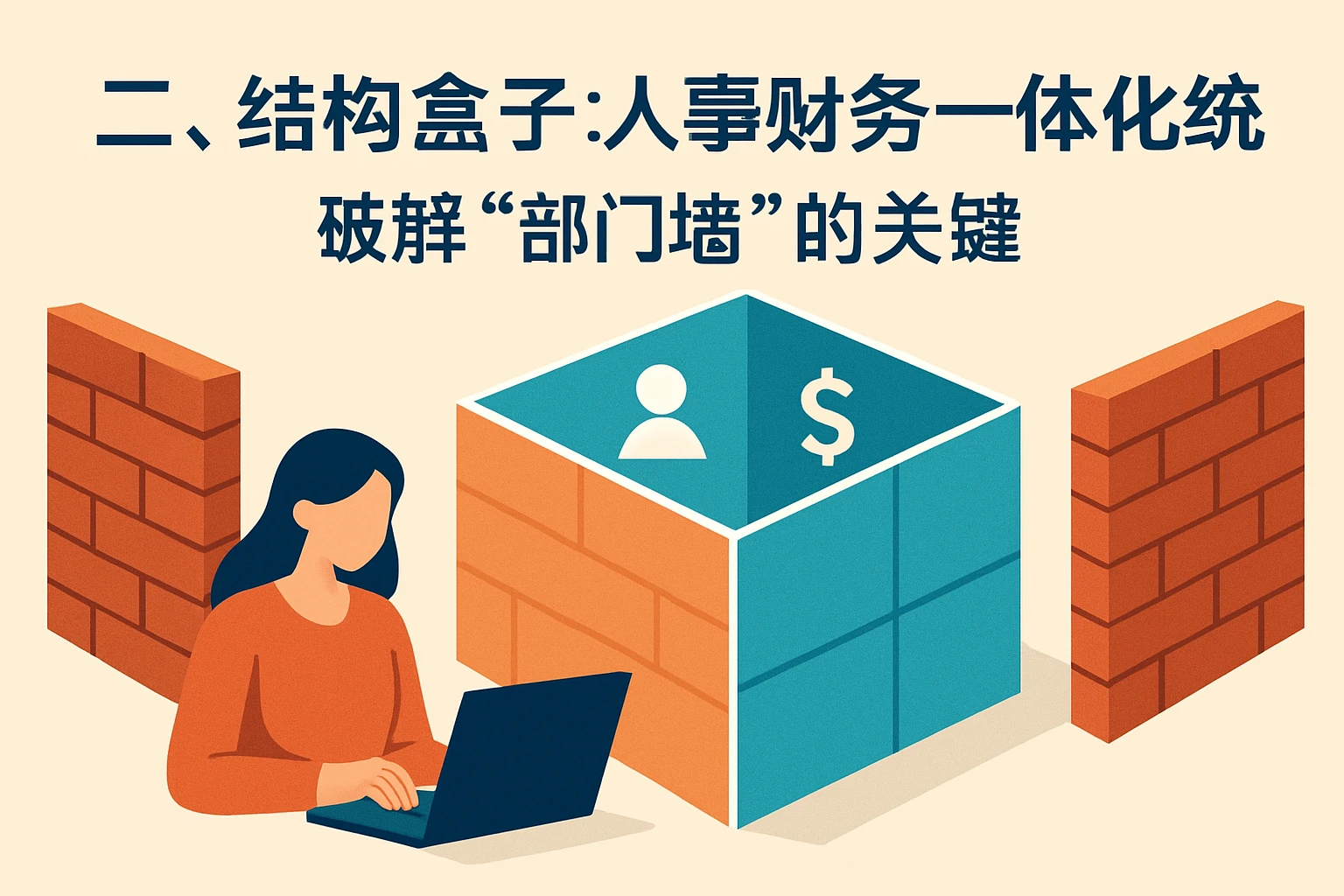 二、结构盒子：人事财务一体化系统，破解“部门墙”的关键