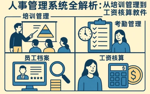 人事管理系统全解析：从培训管理到工资核算的数字化转型