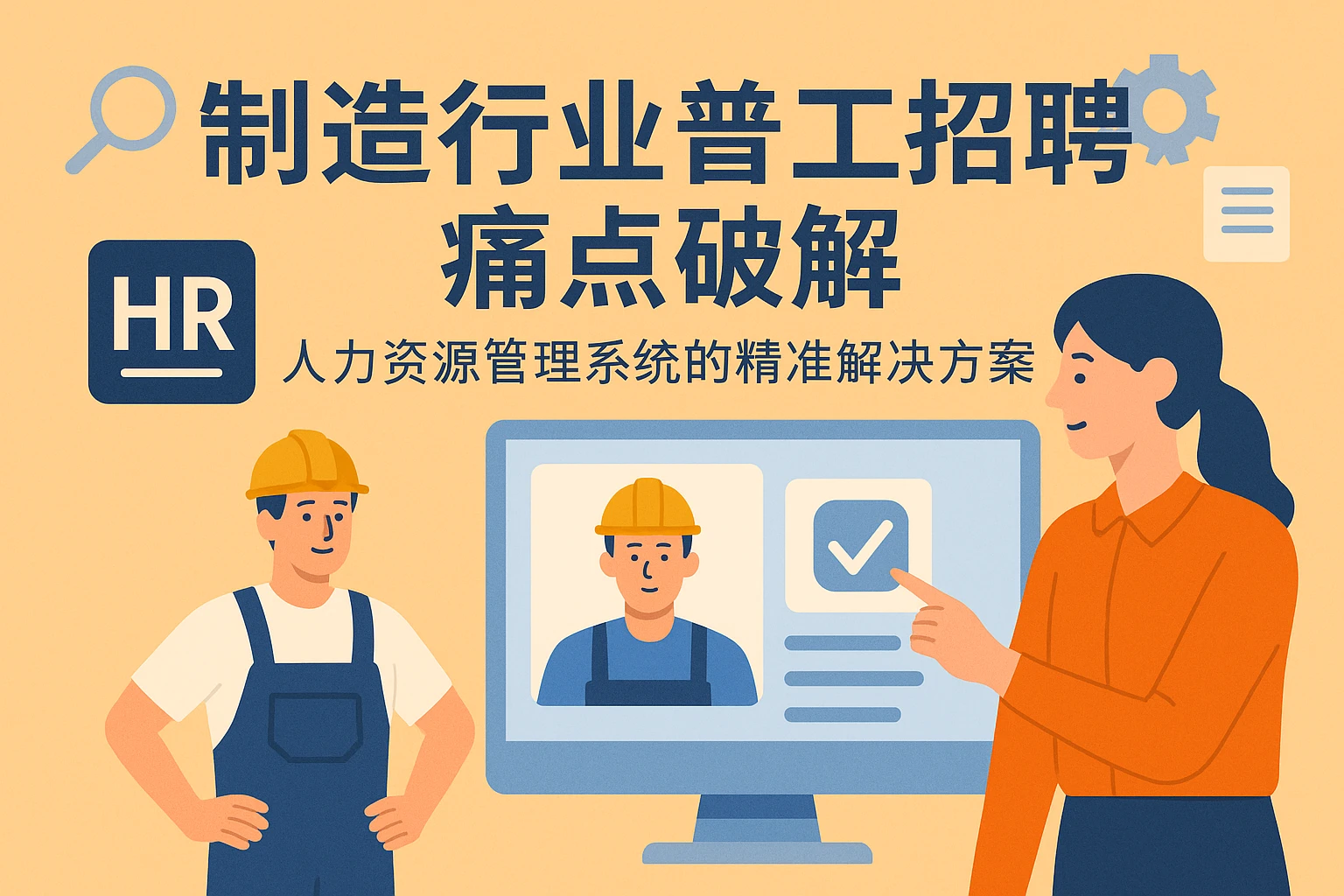 制造行业普工招聘痛点破解：人力资源管理系统的精准解决方案