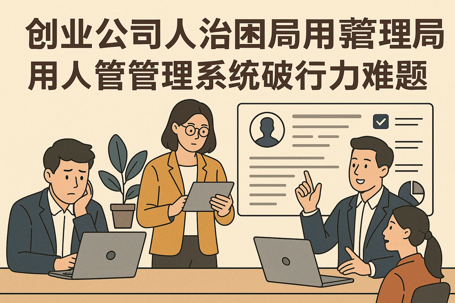 创业公司人治困局：用人事管理系统破解执行力难题