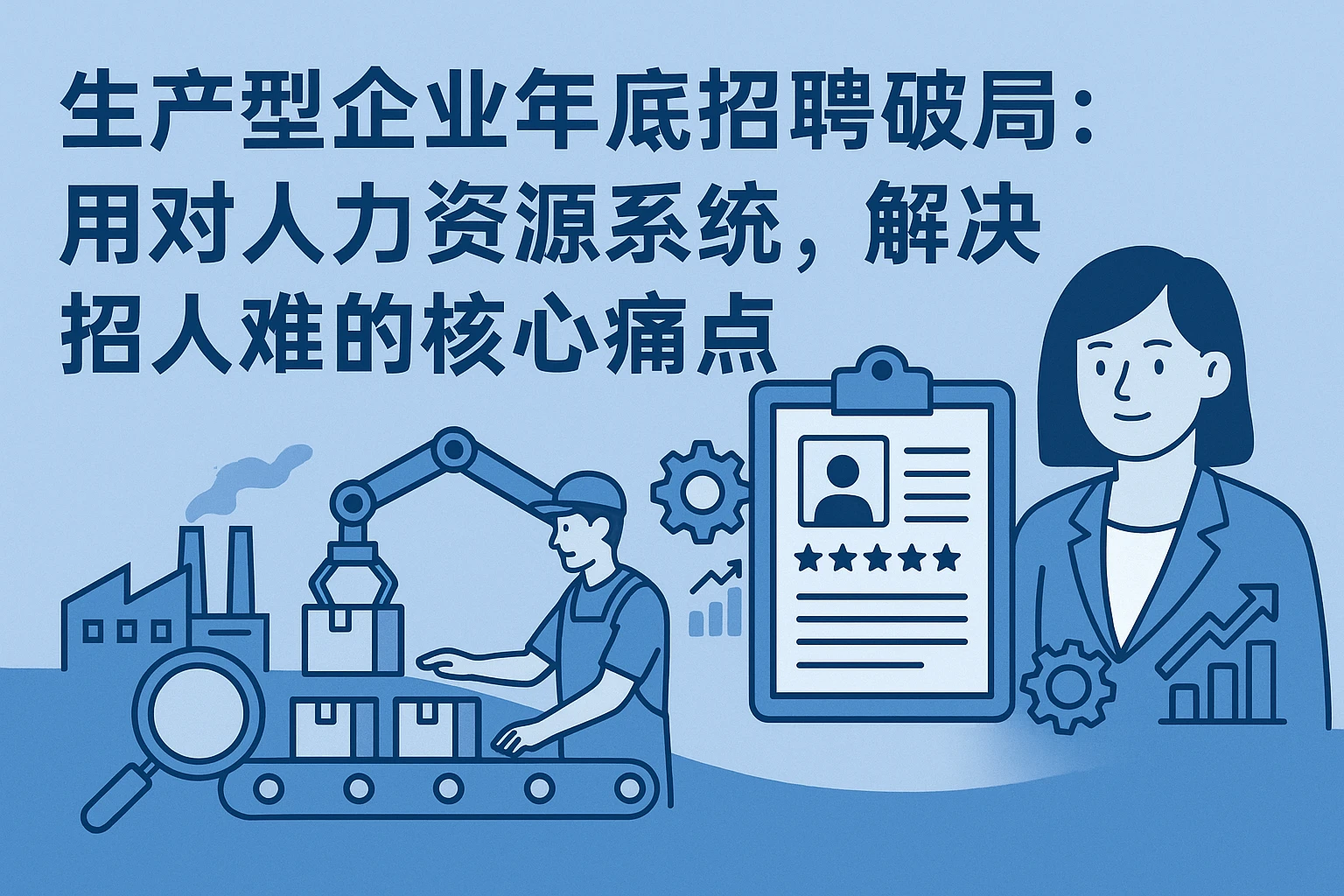 生产型企业年底招聘破局：用对人力资源系统，解决招人难的核心痛点