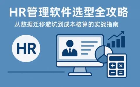 HR管理软件选型全攻略：从数据迁移避坑到成本核算的实战指南