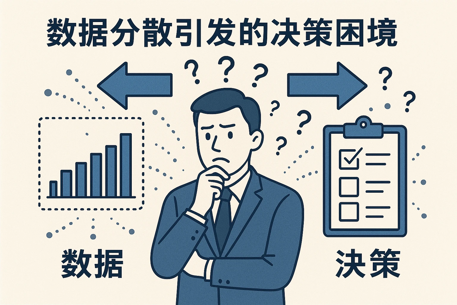 2. 数据分散引发的决策困境