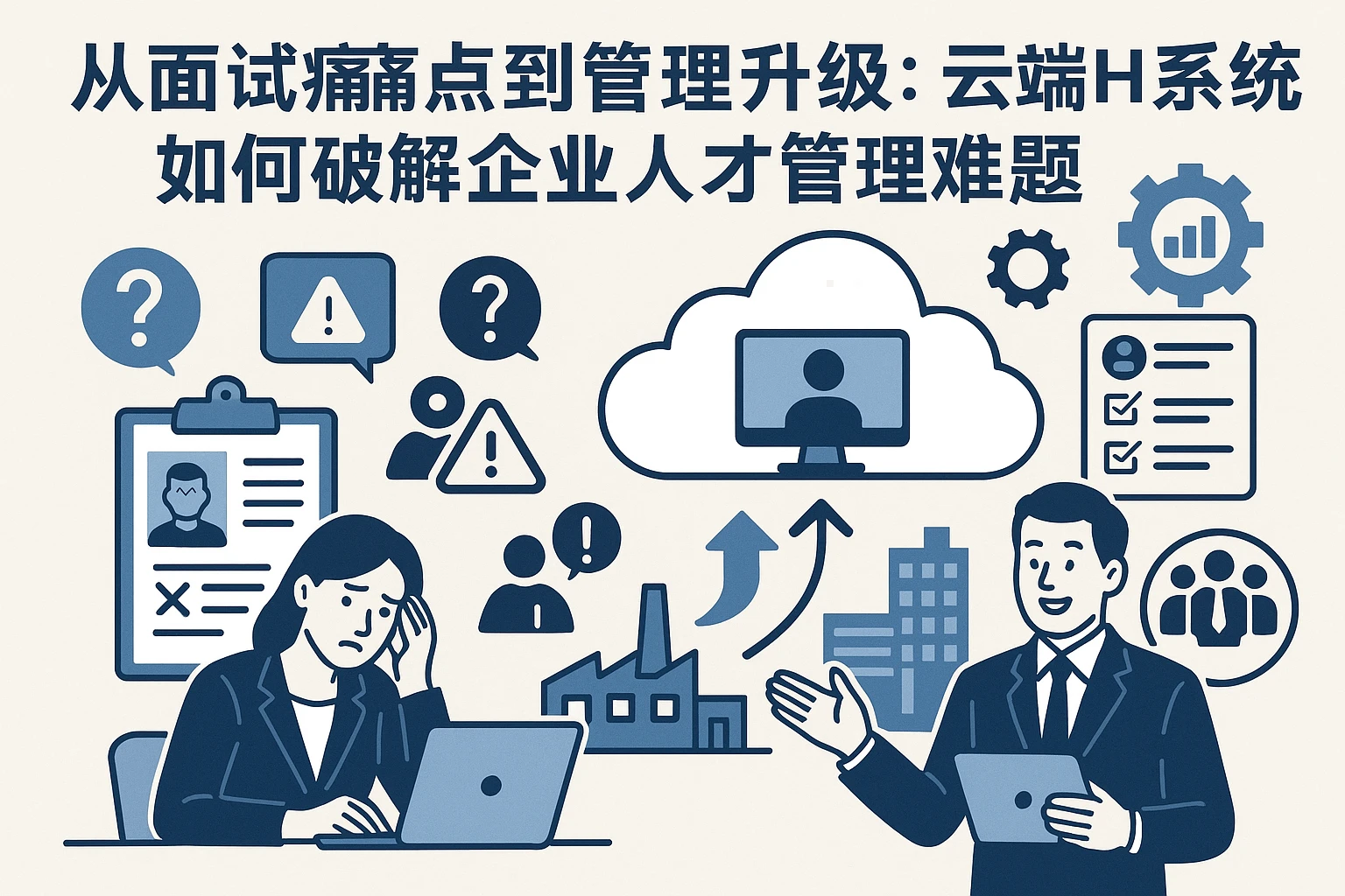 从面试痛点到管理升级：云端HR系统如何破解企业人才管理难题