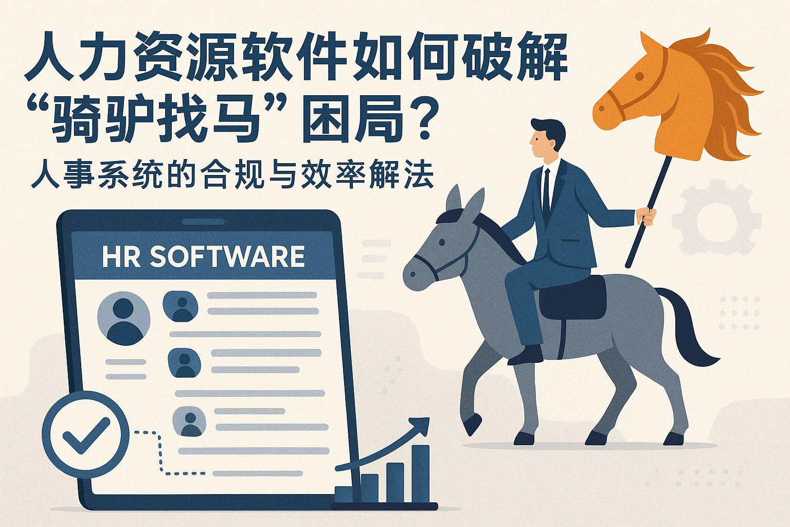人力资源软件如何破解“骑驴找马”困局？人事系统的合规与效率解法