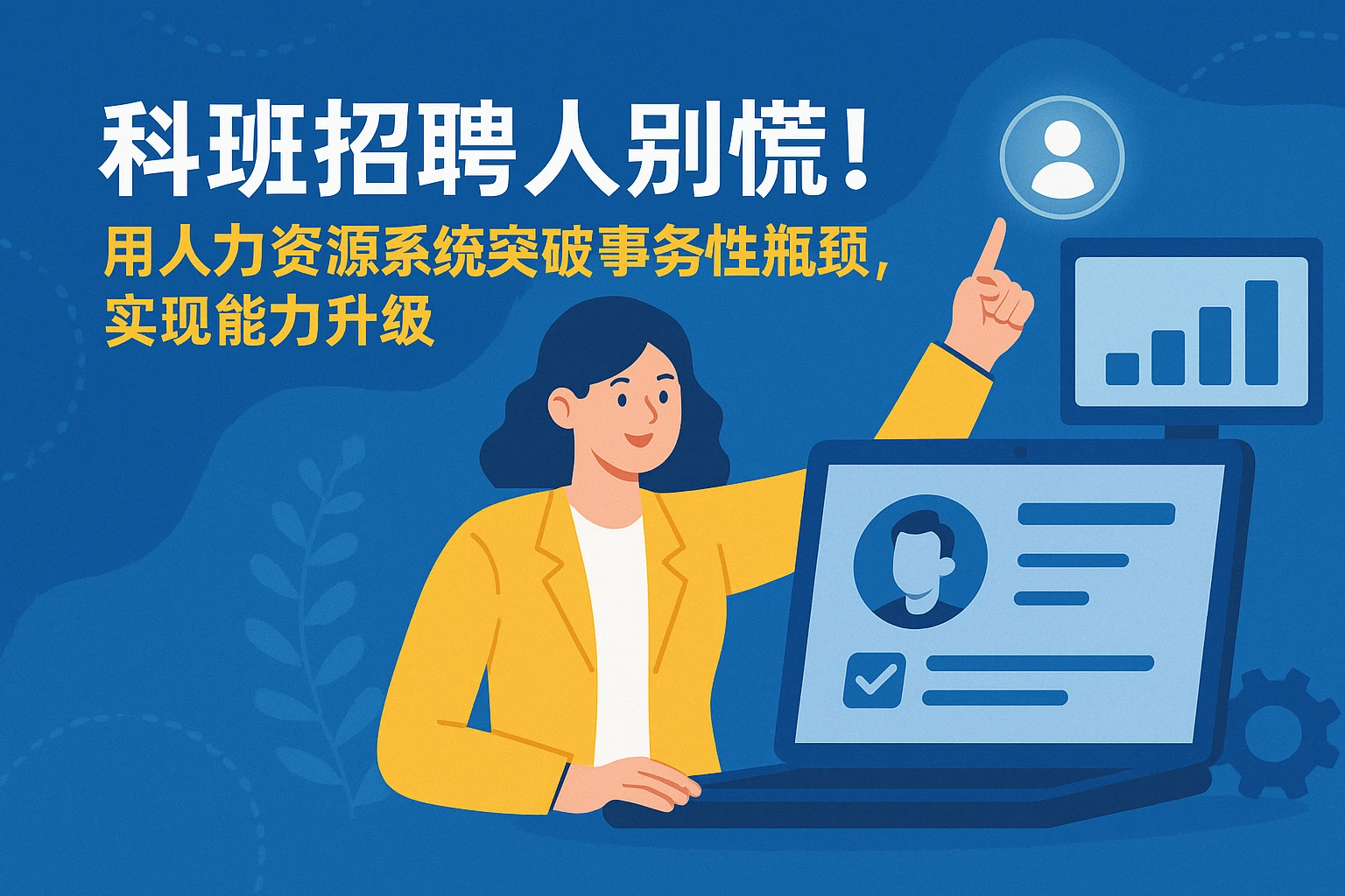 科班招聘人别慌！用人力资源系统突破事务性瓶颈，实现能力升级