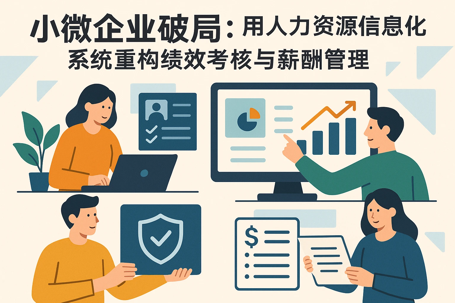 小微企业破局：用人力资源信息化系统重构绩效考核与薪酬管理