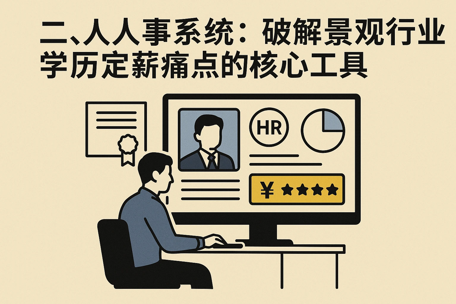二、人事系统：破解景观行业学历定薪痛点的核心工具