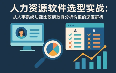 人力资源软件选型实战：从人事系统功能比较到数据分析价值的深度解析