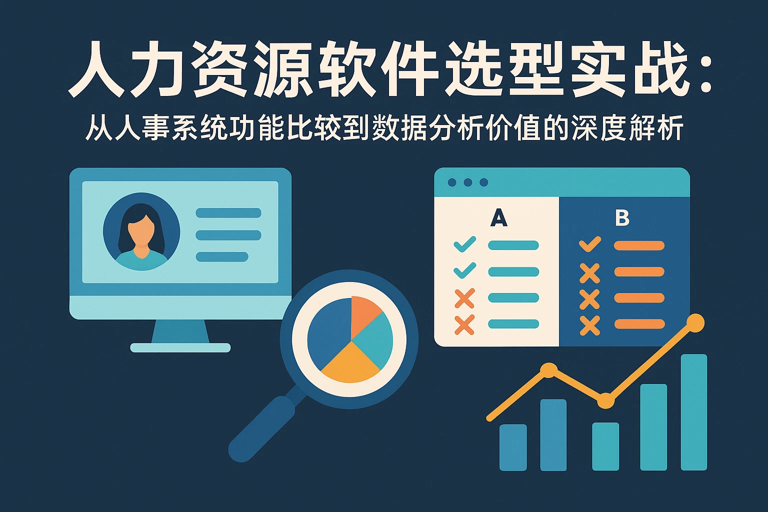 人力资源软件选型实战：从人事系统功能比较到数据分析价值的深度解析