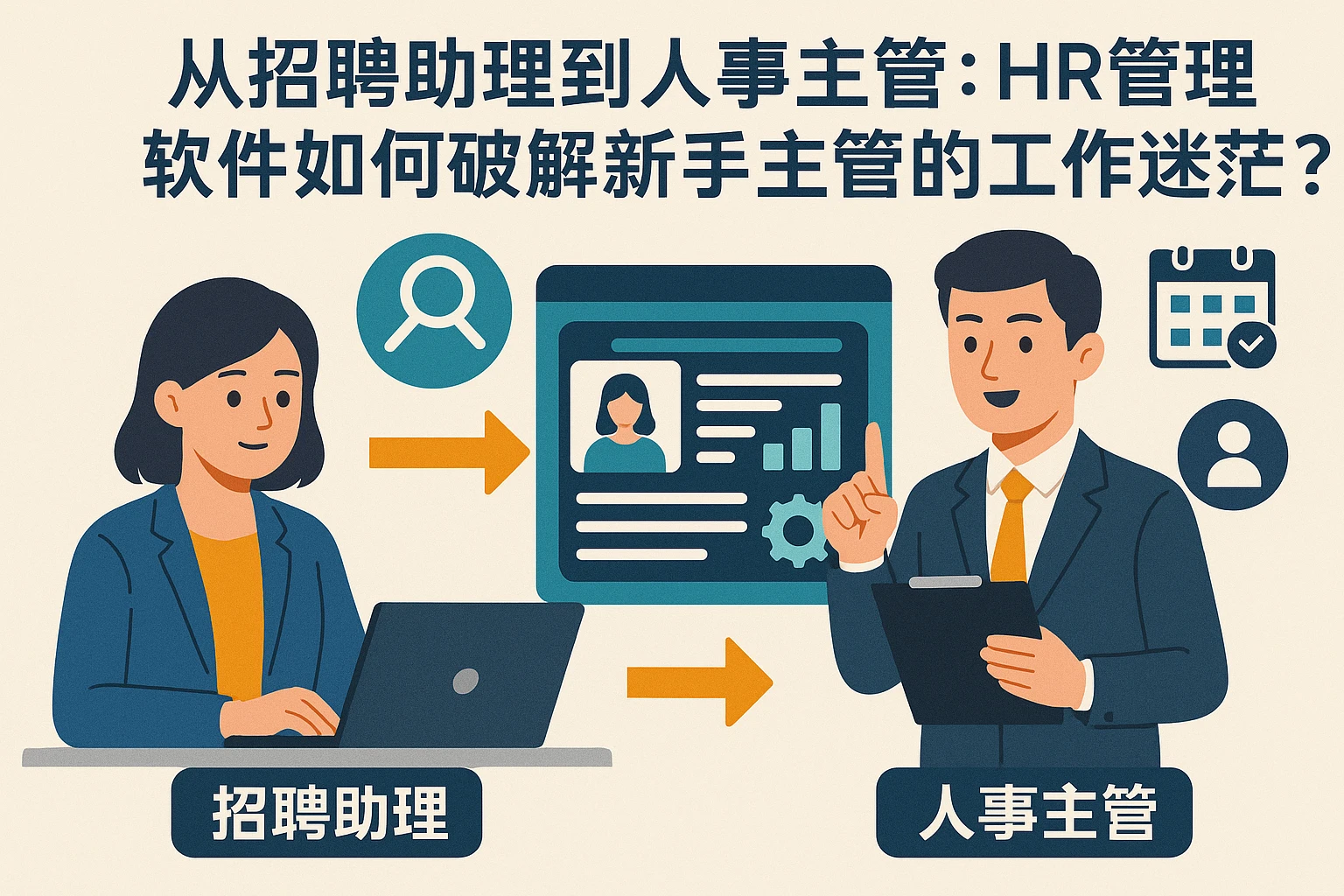 从招聘助理到人事主管：HR管理软件如何破解新手主管的工作迷茫？