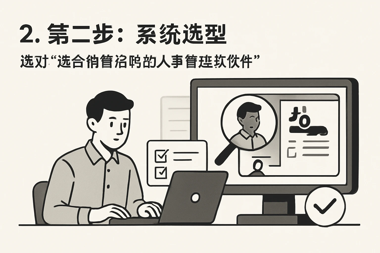2. 第二步：系统选型——选对“适合销售招聘的人事管理软件”