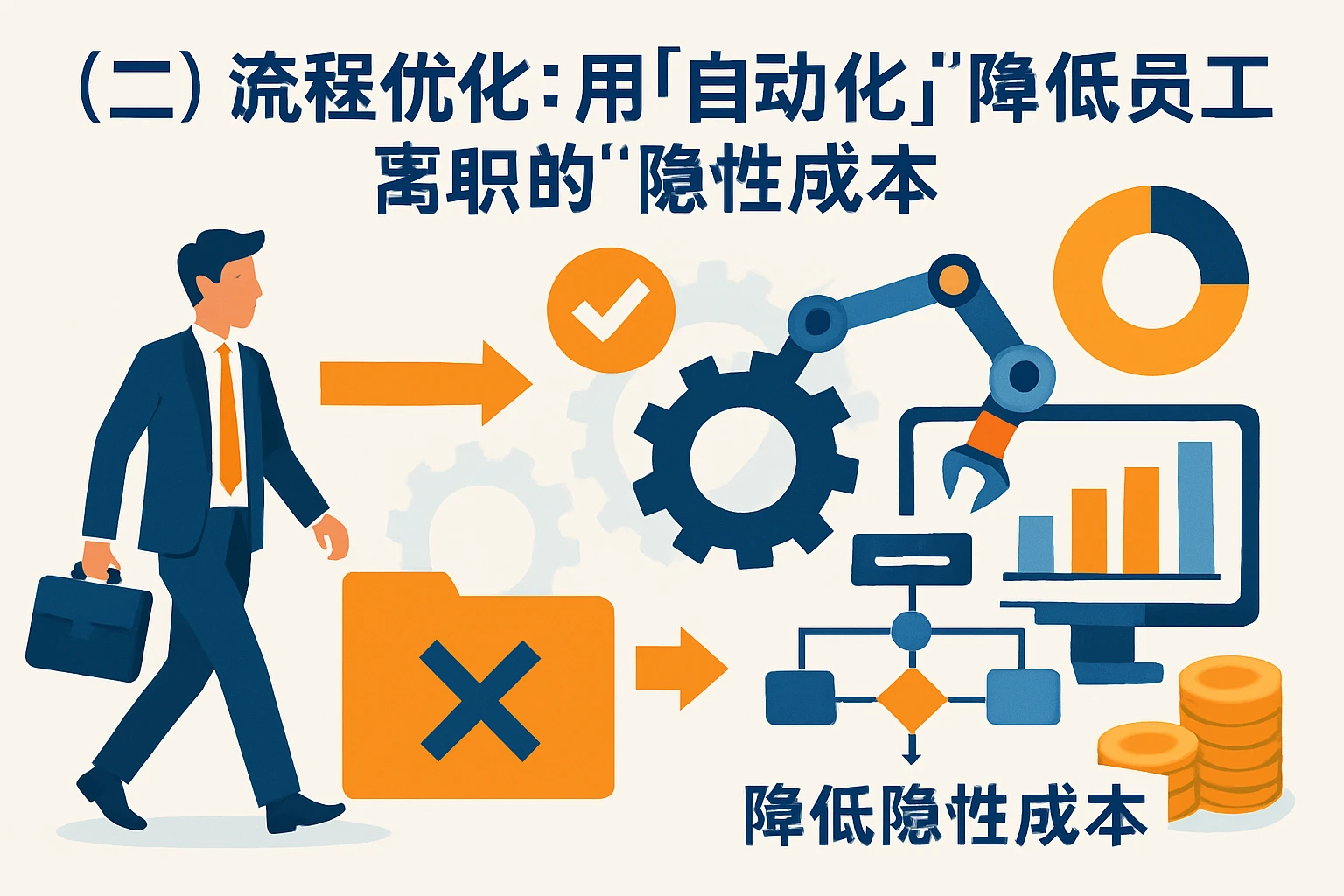 （二）流程优化：用“自动化”降低员工离职的“隐性成本”