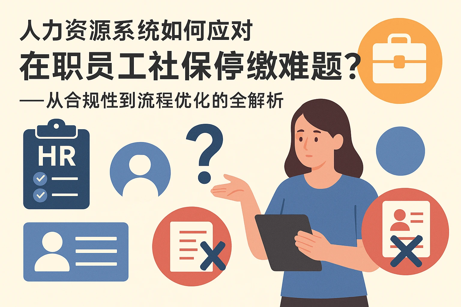 人力资源系统如何应对在职员工社保停缴难题？——从合规性到流程优化的全解析