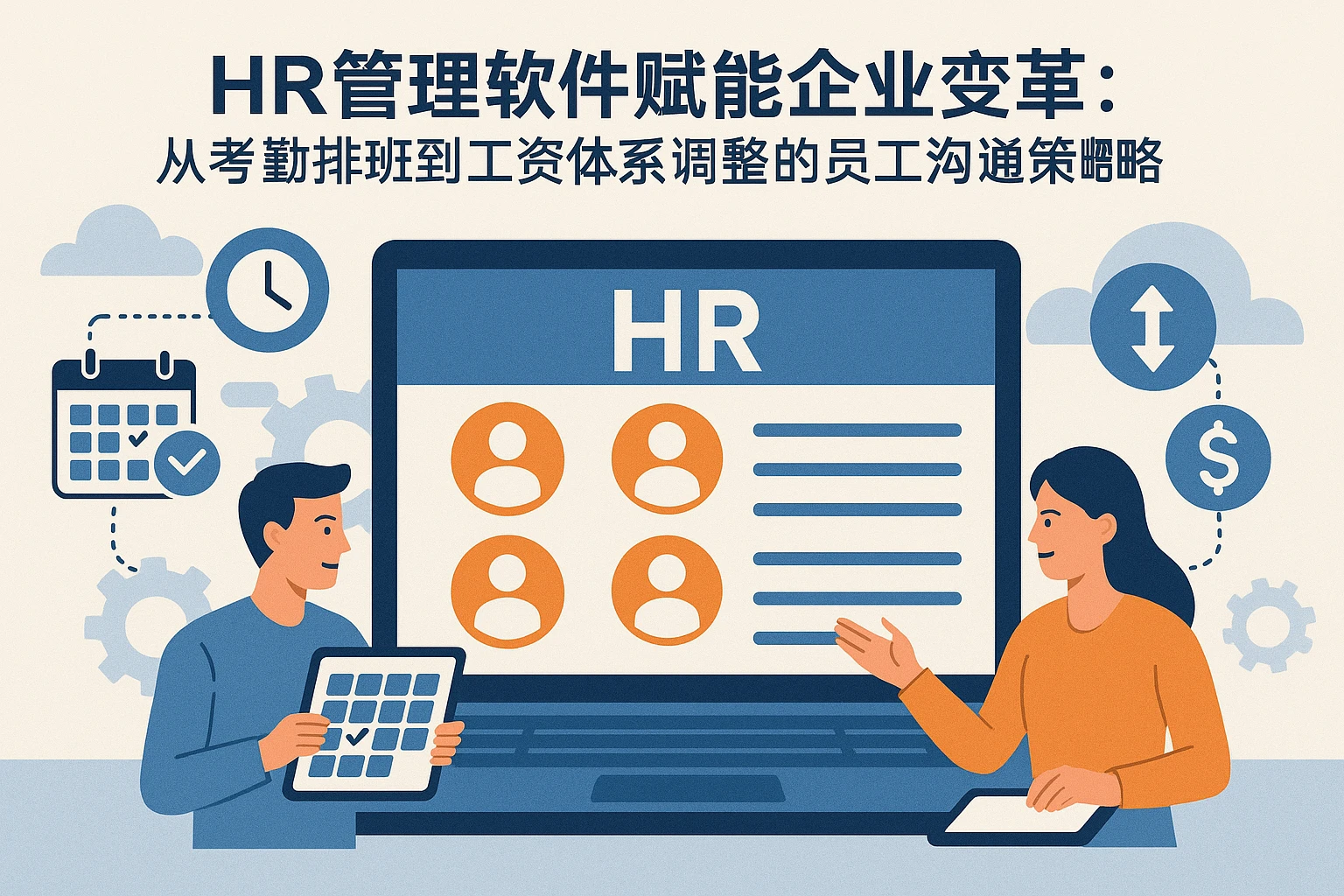 HR管理软件赋能企业变革：从考勤排班到工资体系调整的员工沟通策略