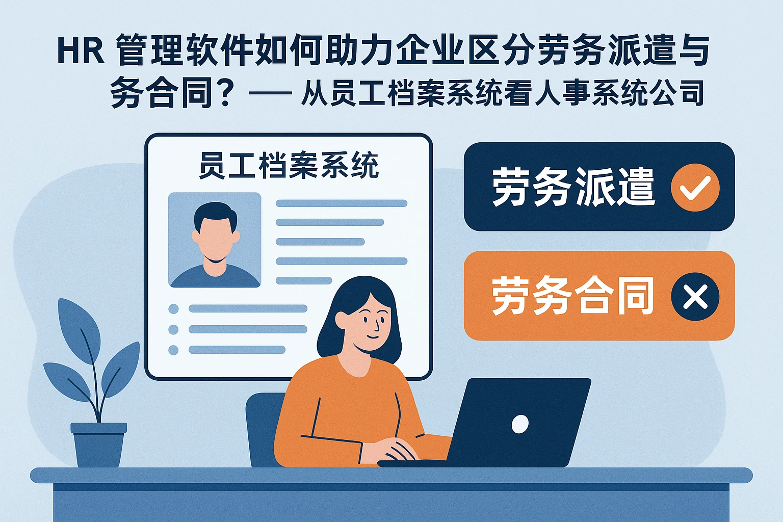 HR管理软件如何助力企业区分劳务派遣与劳务合同？——从员工档案系统看人事系统公司的专业价值