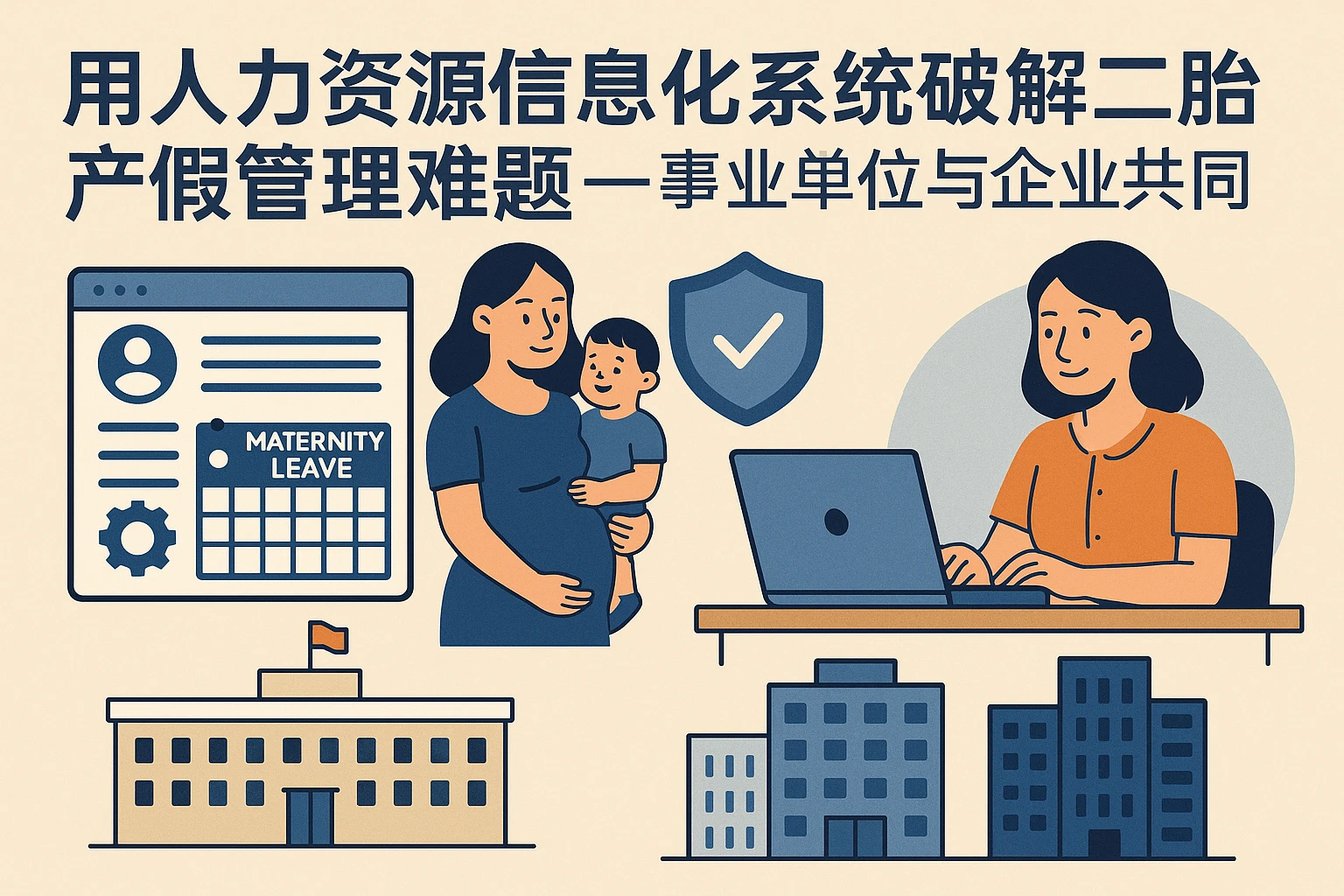 用人力资源信息化系统破解二胎时代产假管理难题——事业单位与企业的共同解决方案