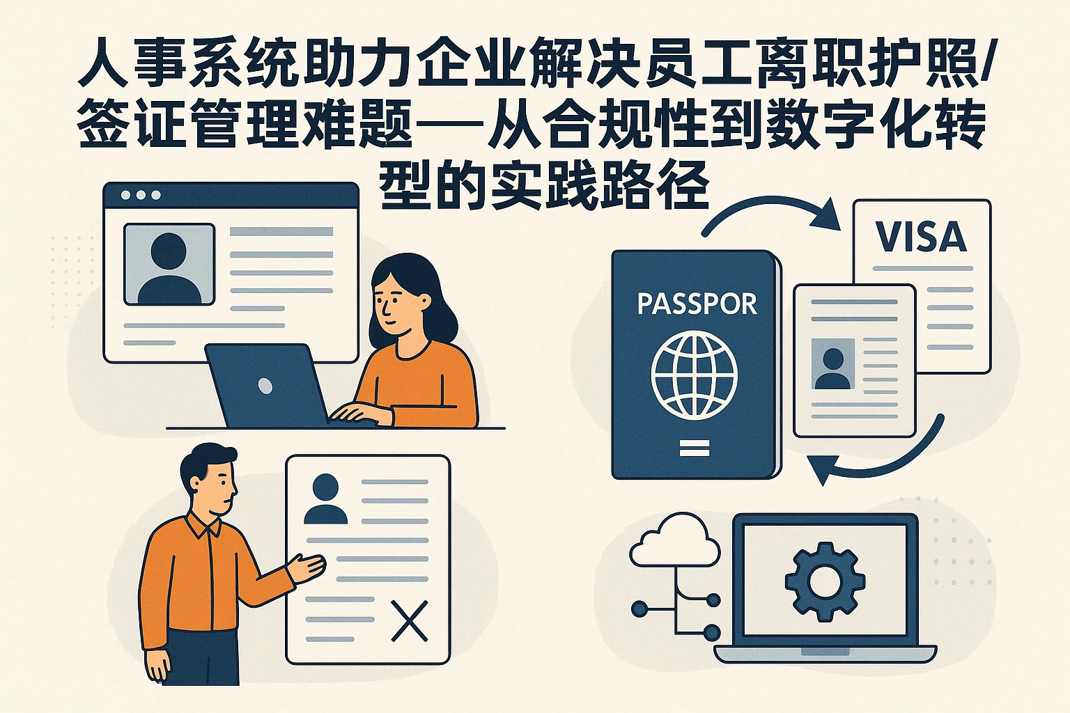 人事系统助力企业解决员工离职护照/签证管理难题——从合规性到数字化转型的实践路径