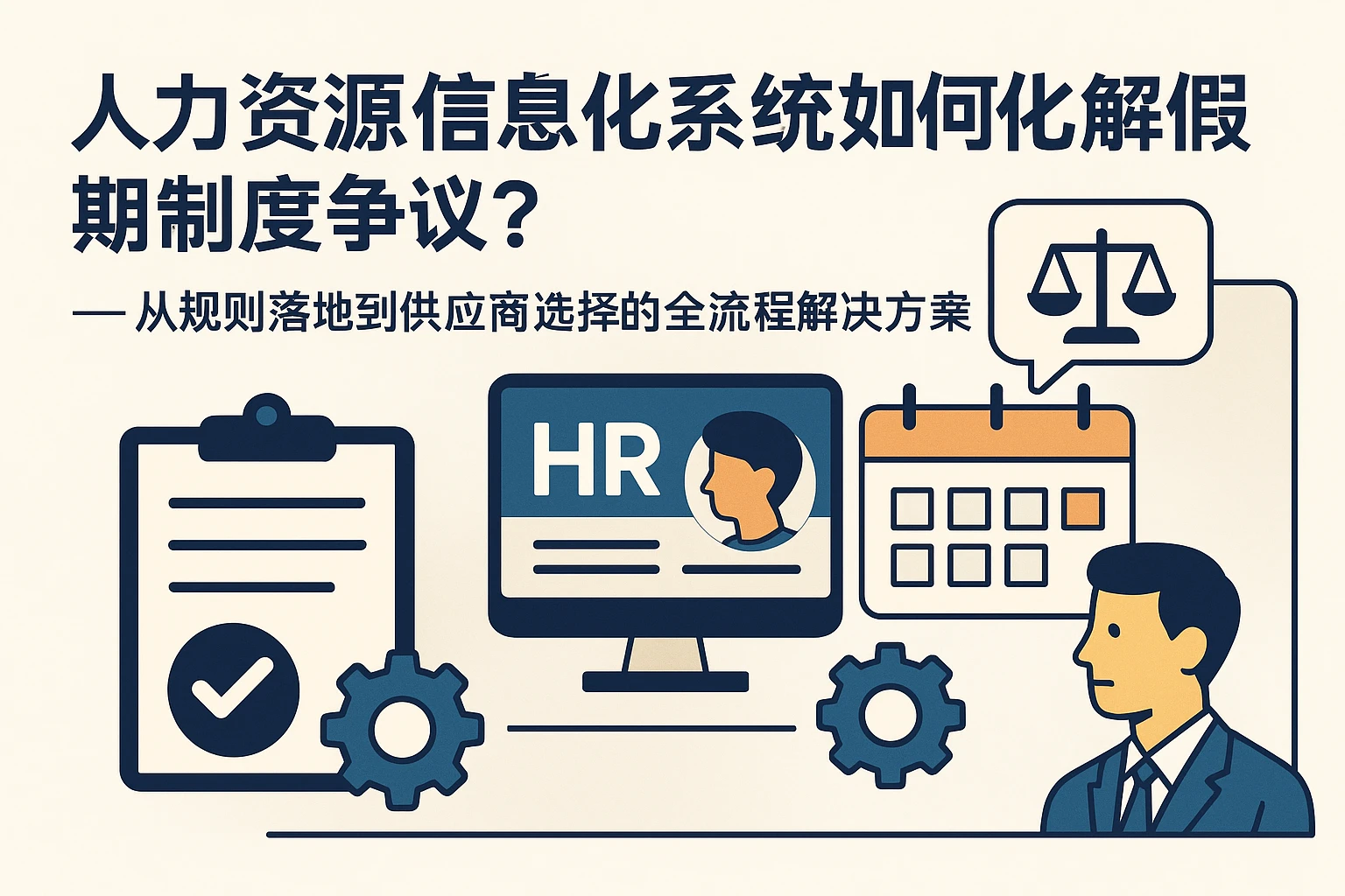 人力资源信息化系统如何化解假期制度争议？——从规则落地到供应商选择的全流程解决方案
