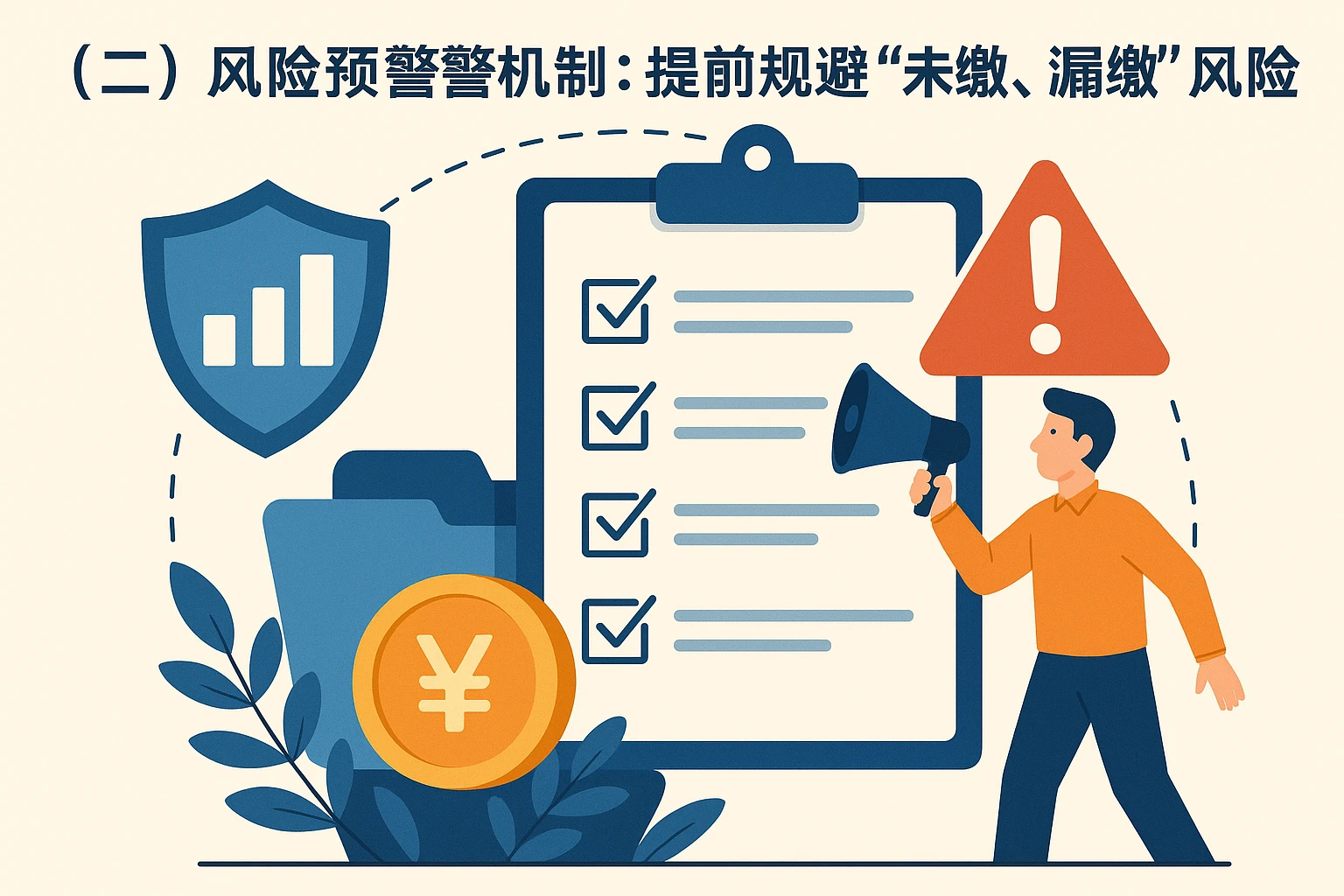 （二）风险预警机制：提前规避“未缴、漏缴”风险
