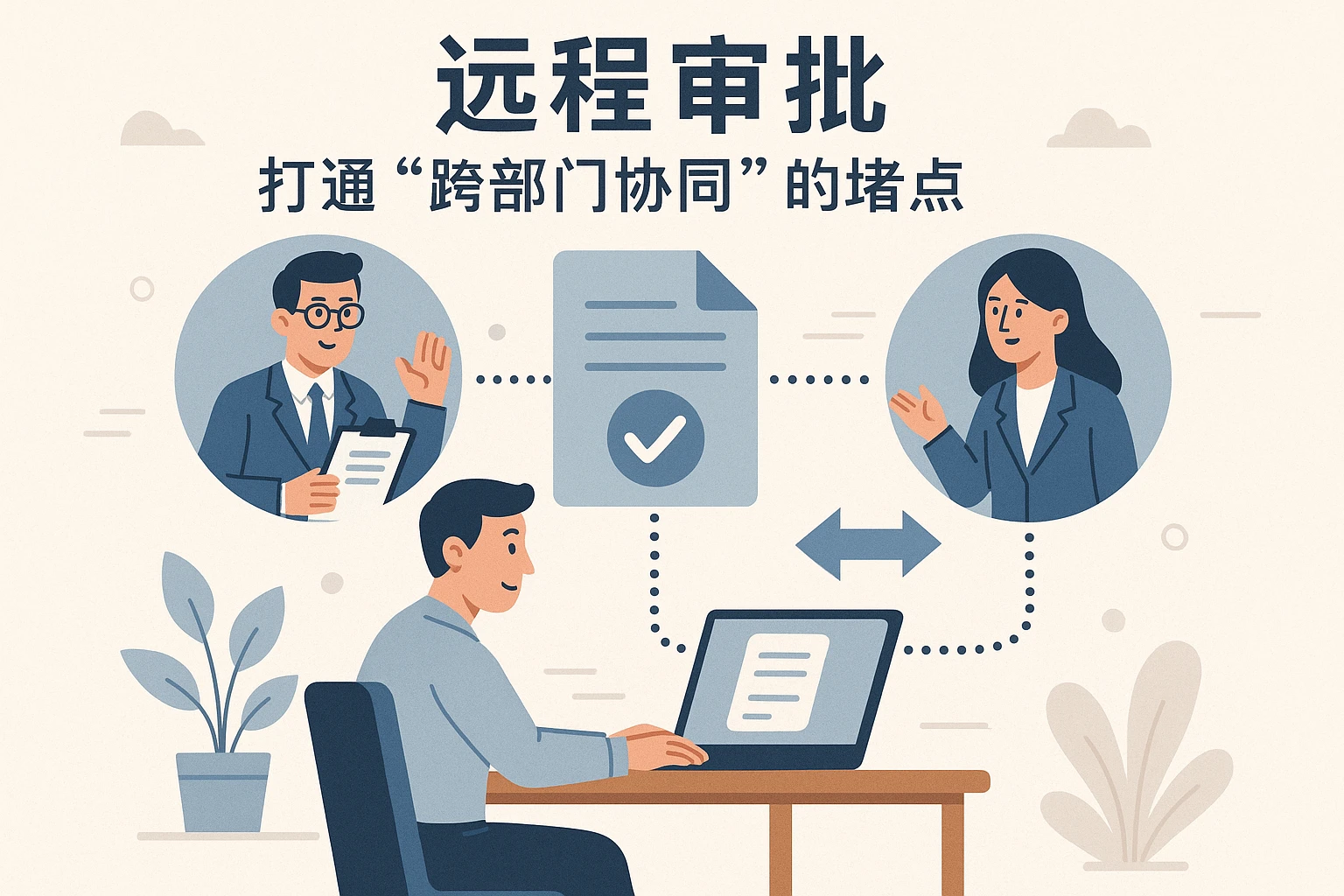 2. 远程审批：打通“跨部门协同”的堵点