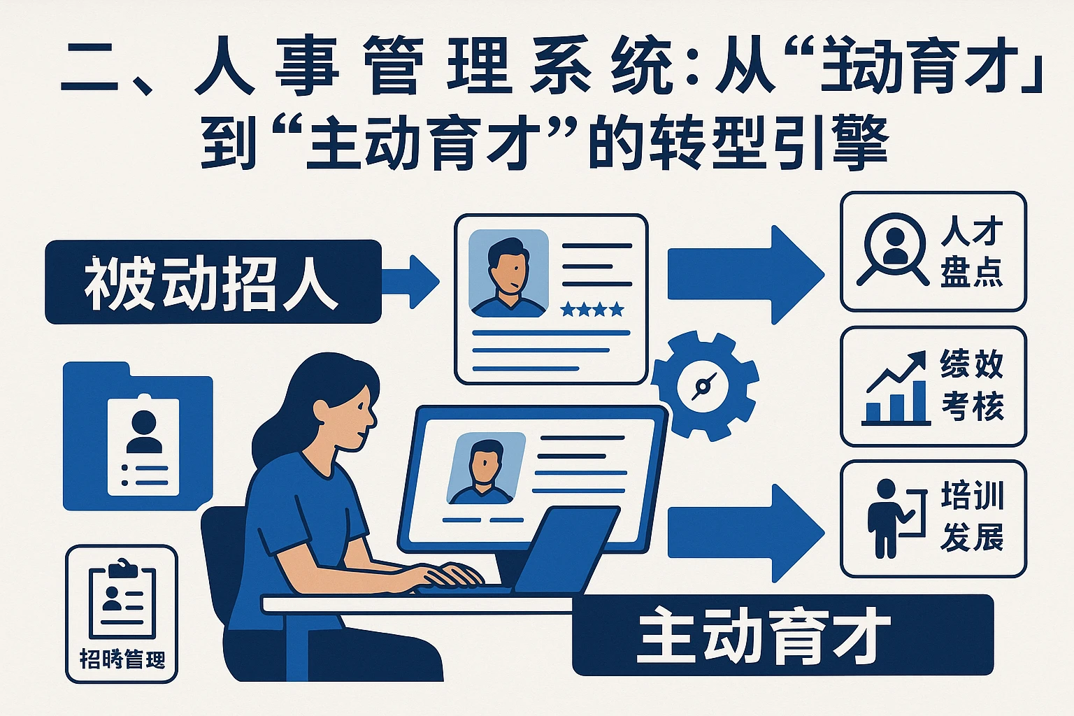二、人事管理系统：从“被动招人”到“主动育才”的转型引擎