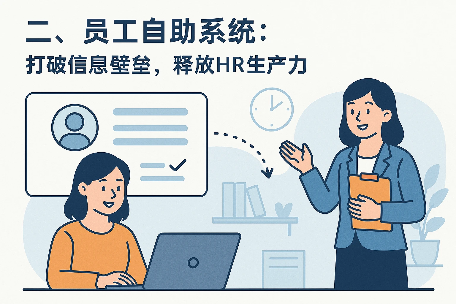 二、员工自助系统：打破信息壁垒，释放HR生产力