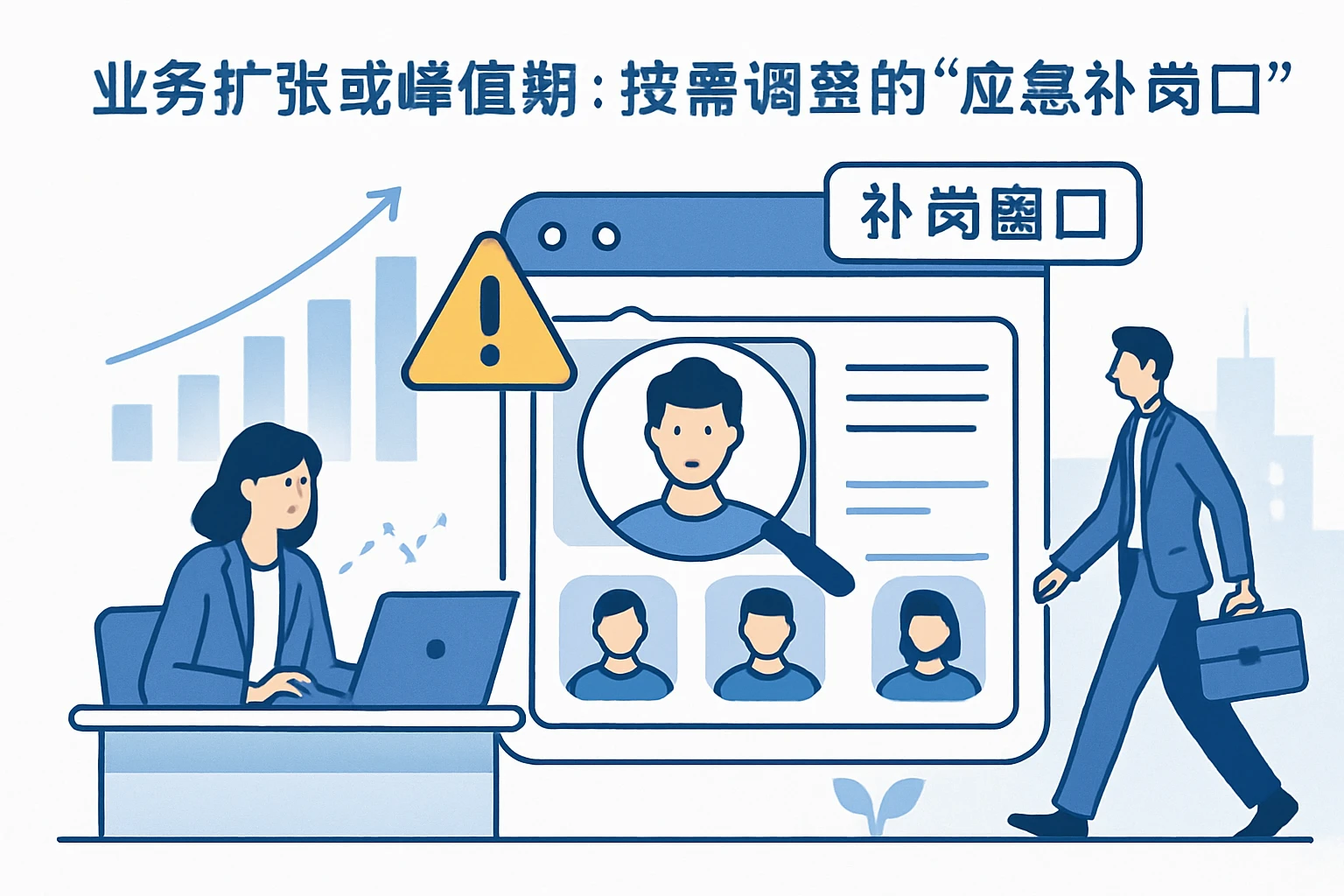 2. 业务扩张或峰值期：按需调整的“应急补岗窗口”