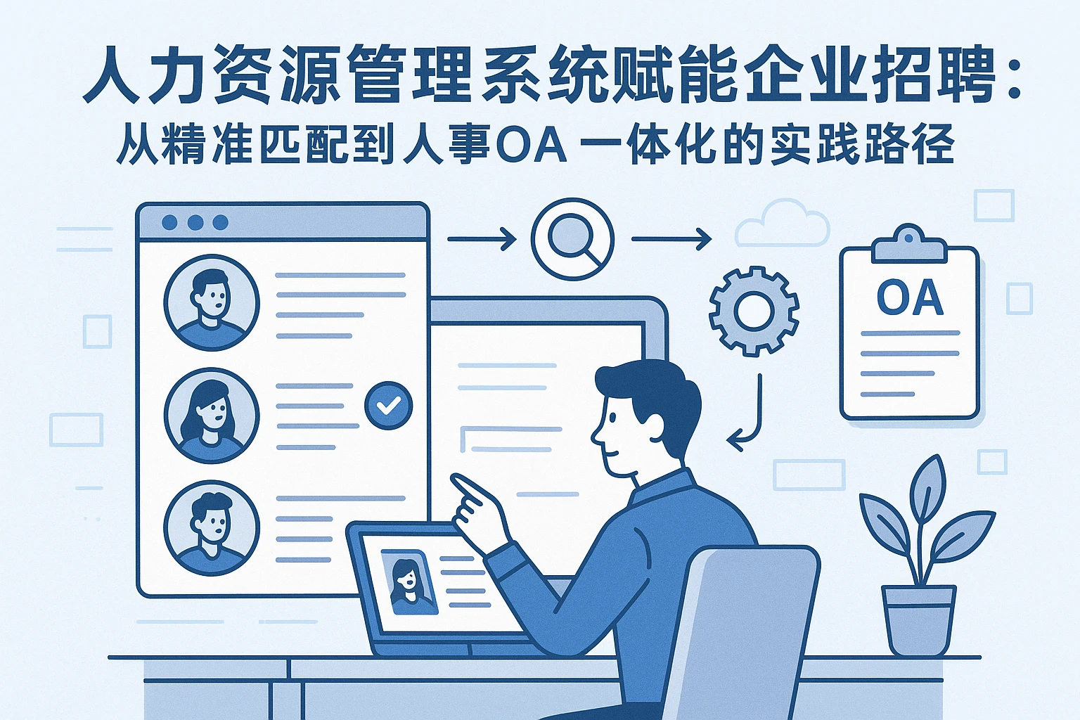 人力资源管理系统赋能企业招聘：从精准匹配到人事OA一体化的实践路径