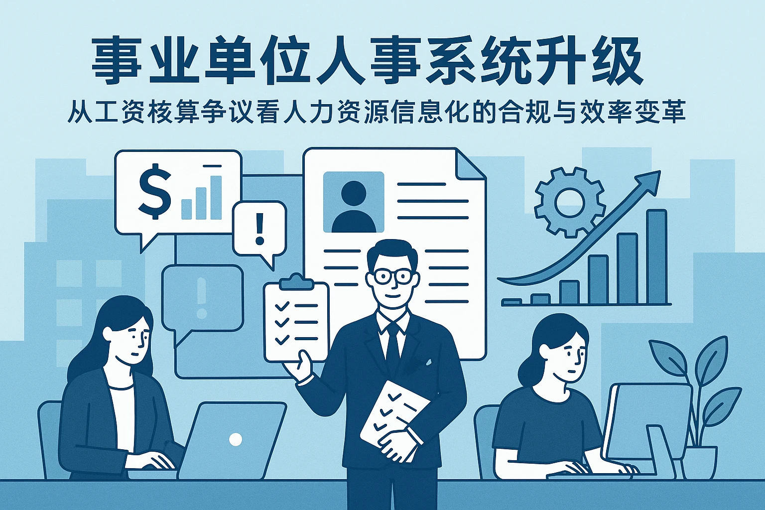 事业单位人事系统升级：从工资核算争议看人力资源信息化的合规与效率变革