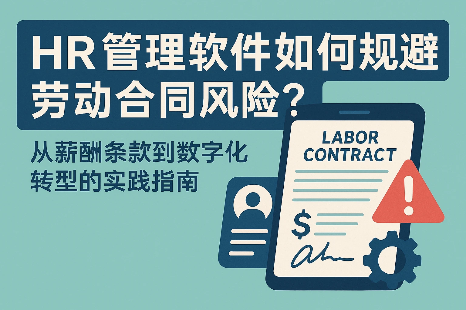 HR管理软件如何规避劳动合同风险？从薪酬条款到数字化转型的实践指南