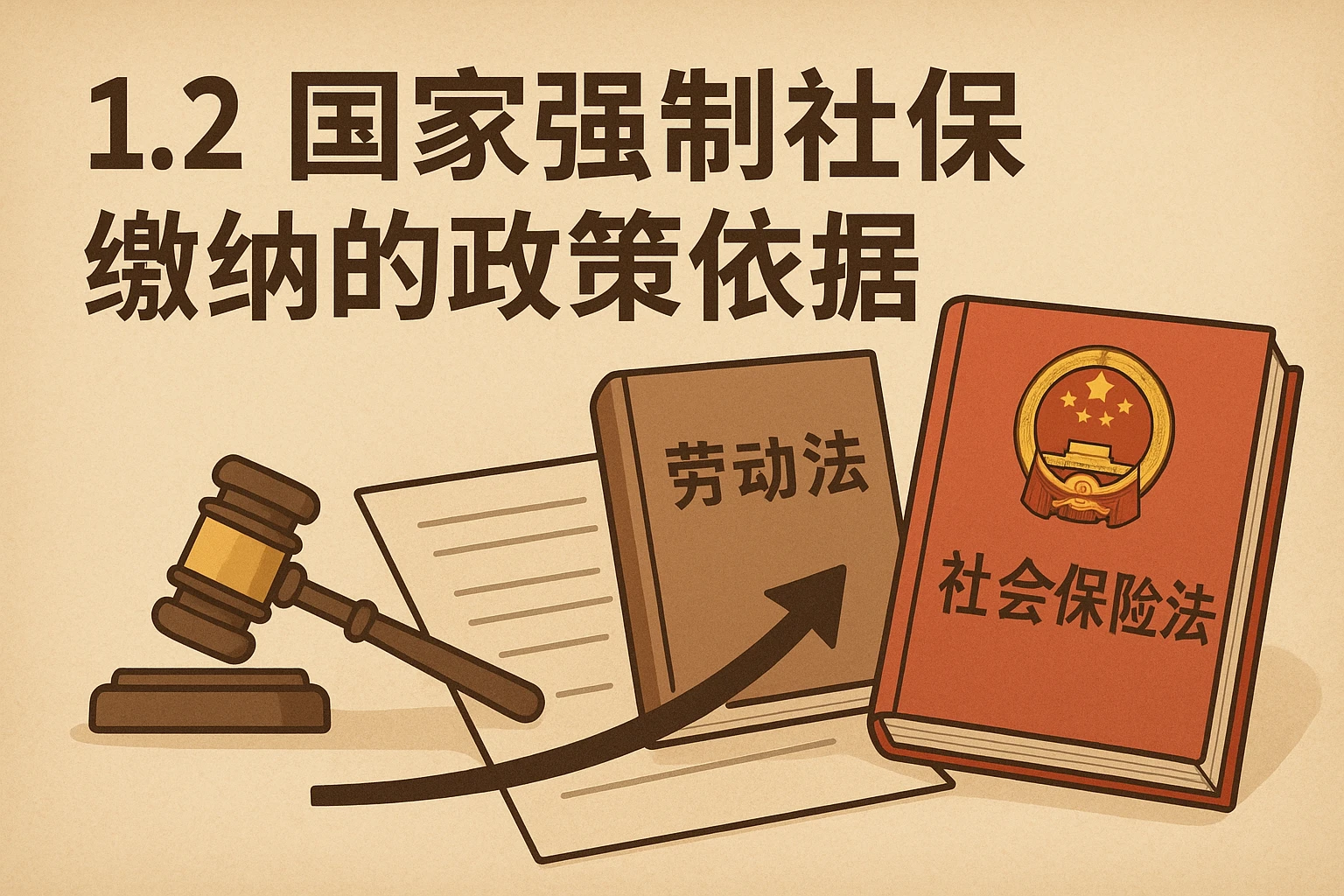 1.2 国家强制社保缴纳的政策依据：从《劳动法》到《社会保险法》