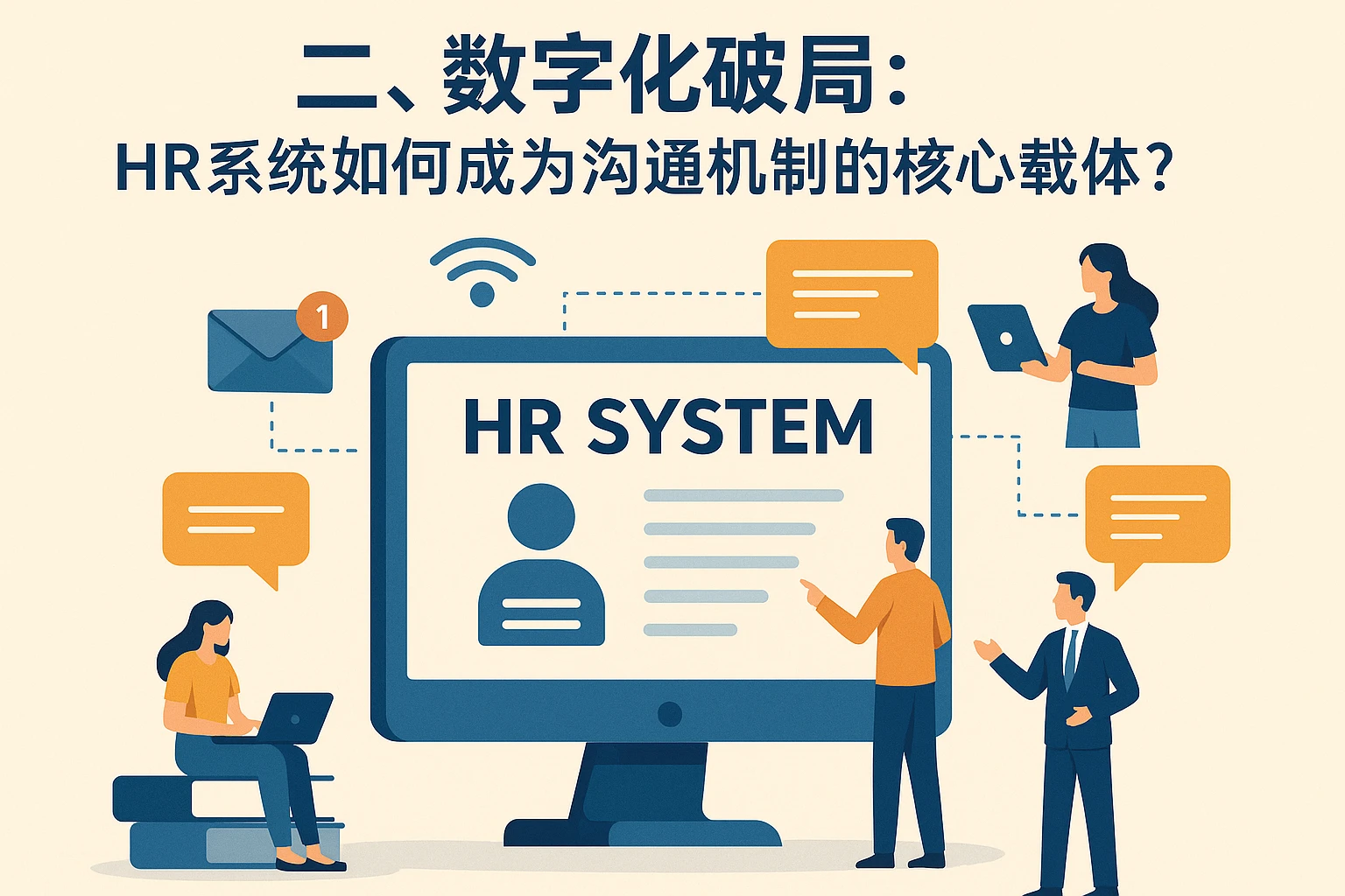 二、数字化破局：HR系统如何成为沟通机制的核心载体？