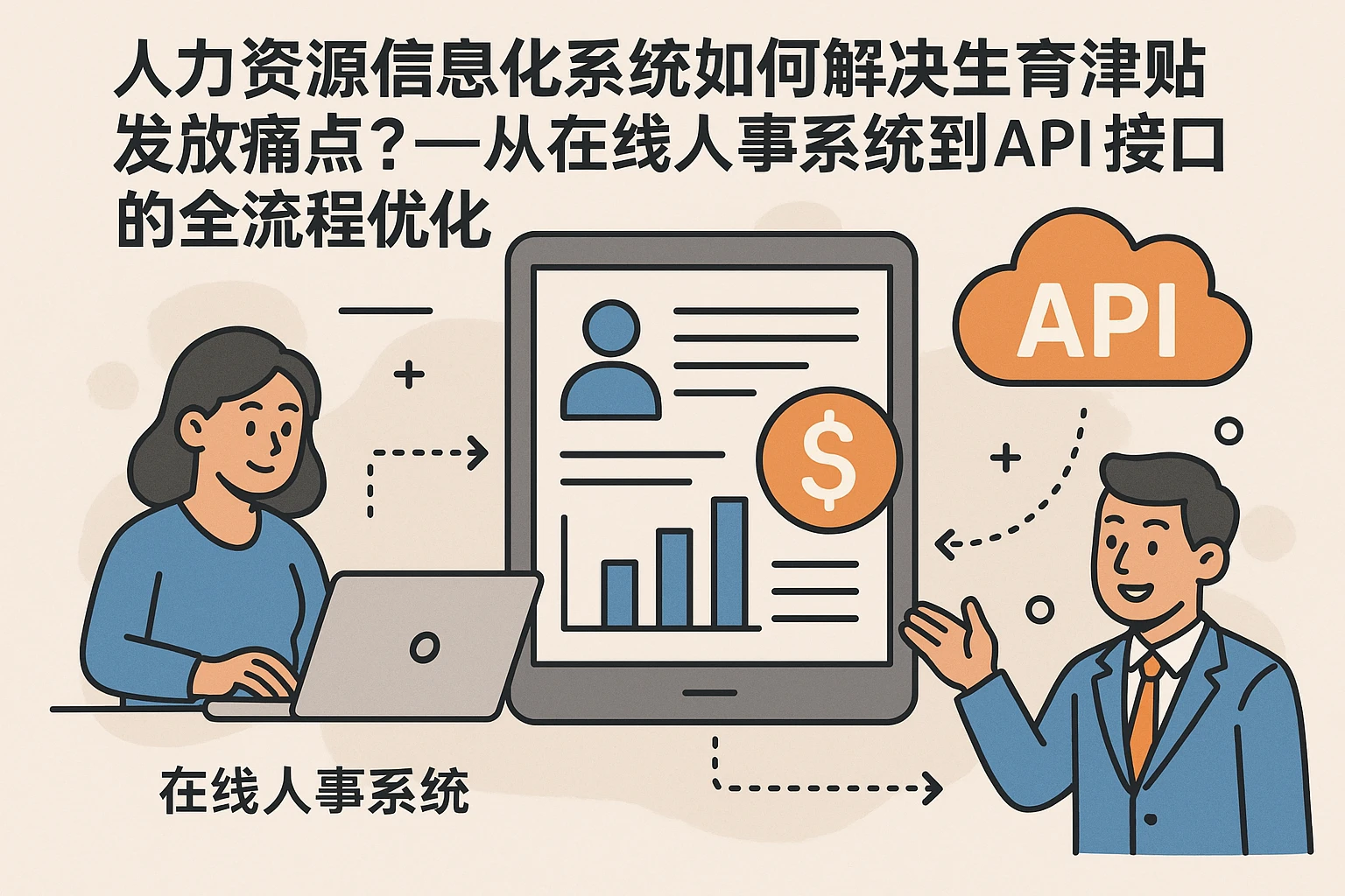 人力资源信息化系统如何解决生育津贴发放痛点？——从在线人事系统到API接口的全流程优化